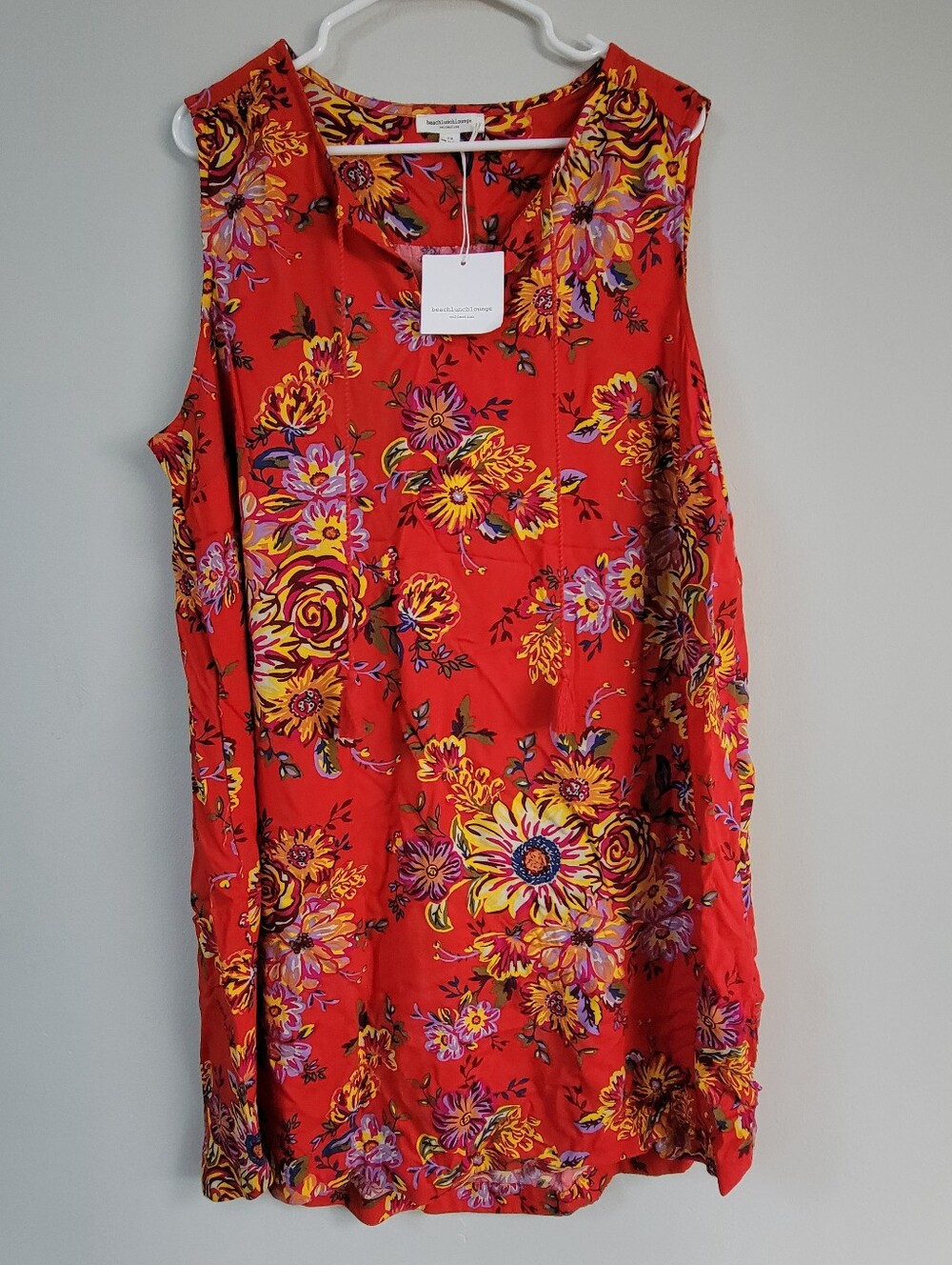 NWT Beach Lunch Lounge Floral Kayla Dress Women Size 1X Beach Swim Resortwear